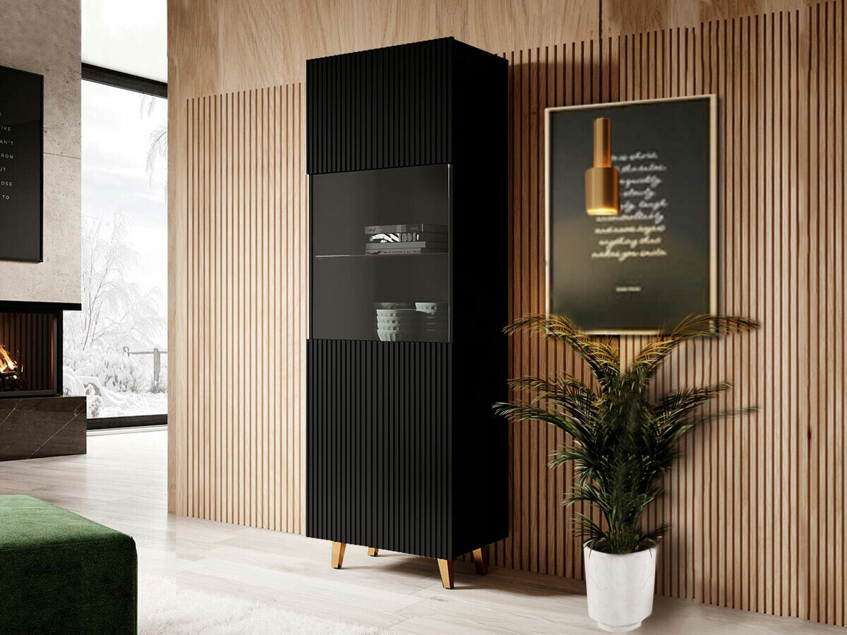 Riiul Dicto (Must + Kuldne)