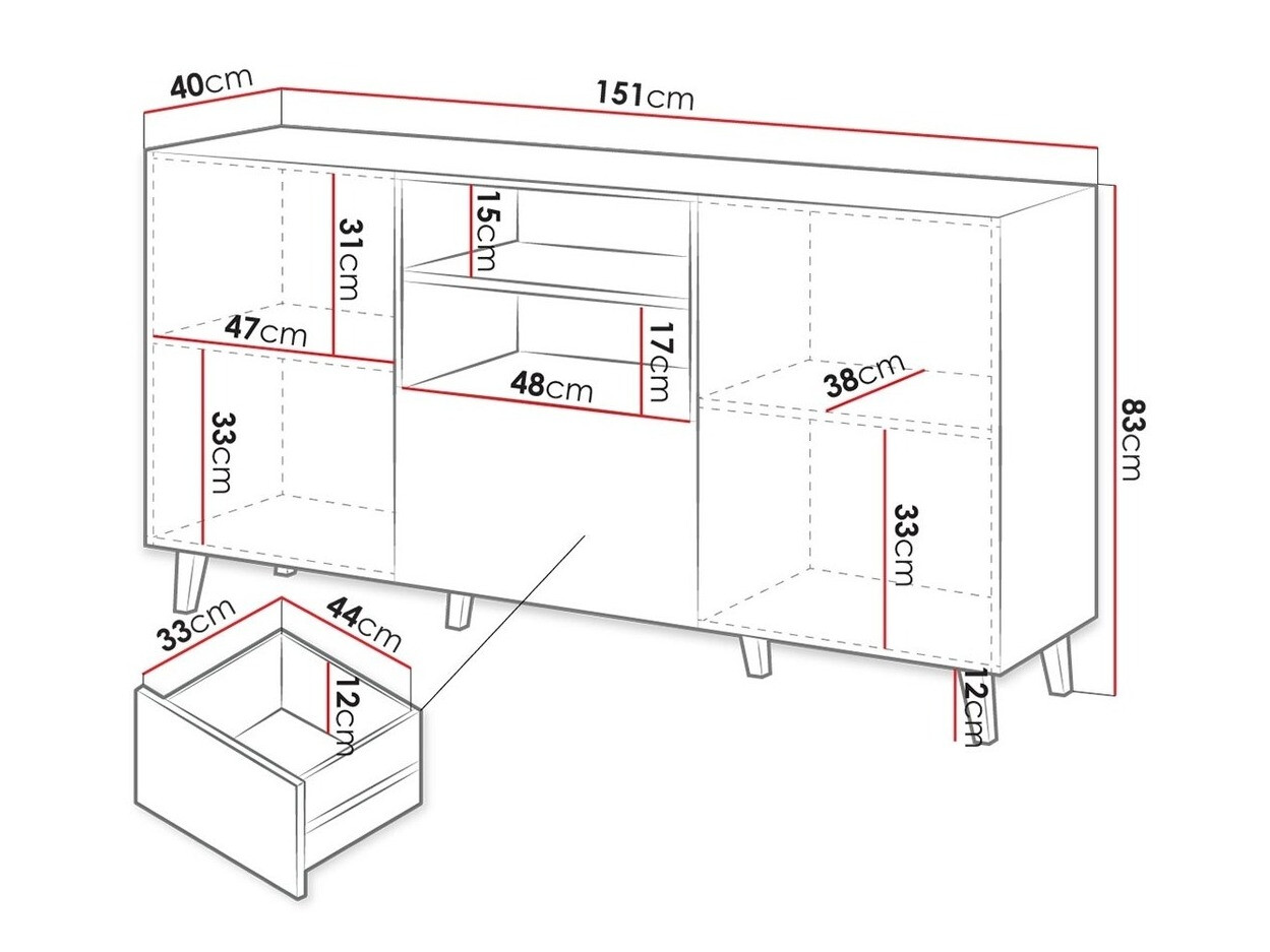Kummut Levmari 100 (Must)