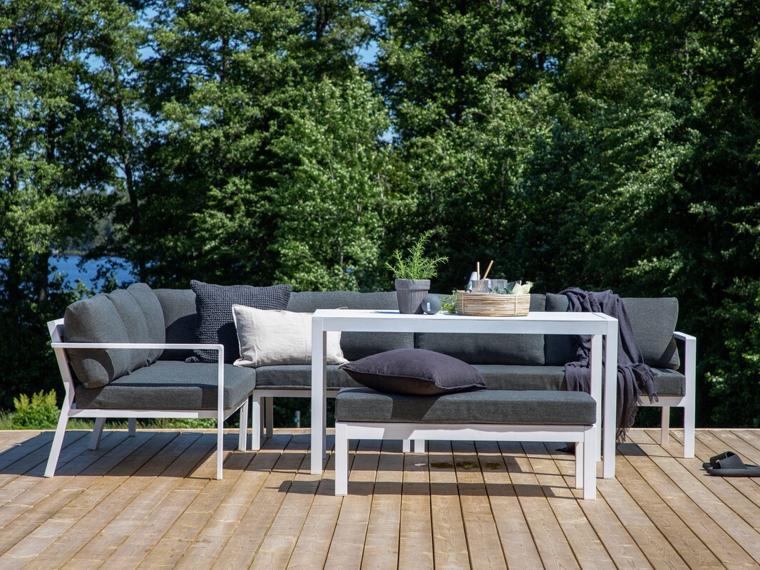 Aiamööblikomplekt Dallas 3119 (Valge + Hall)