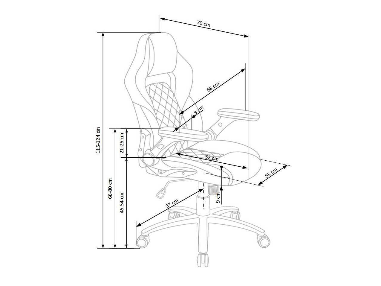 Kontoritool Houston 481