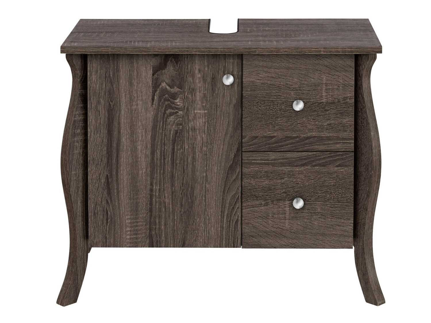 Vannitoa põrandakapp kraanikausile Ophtole 101 (Hall tamm)