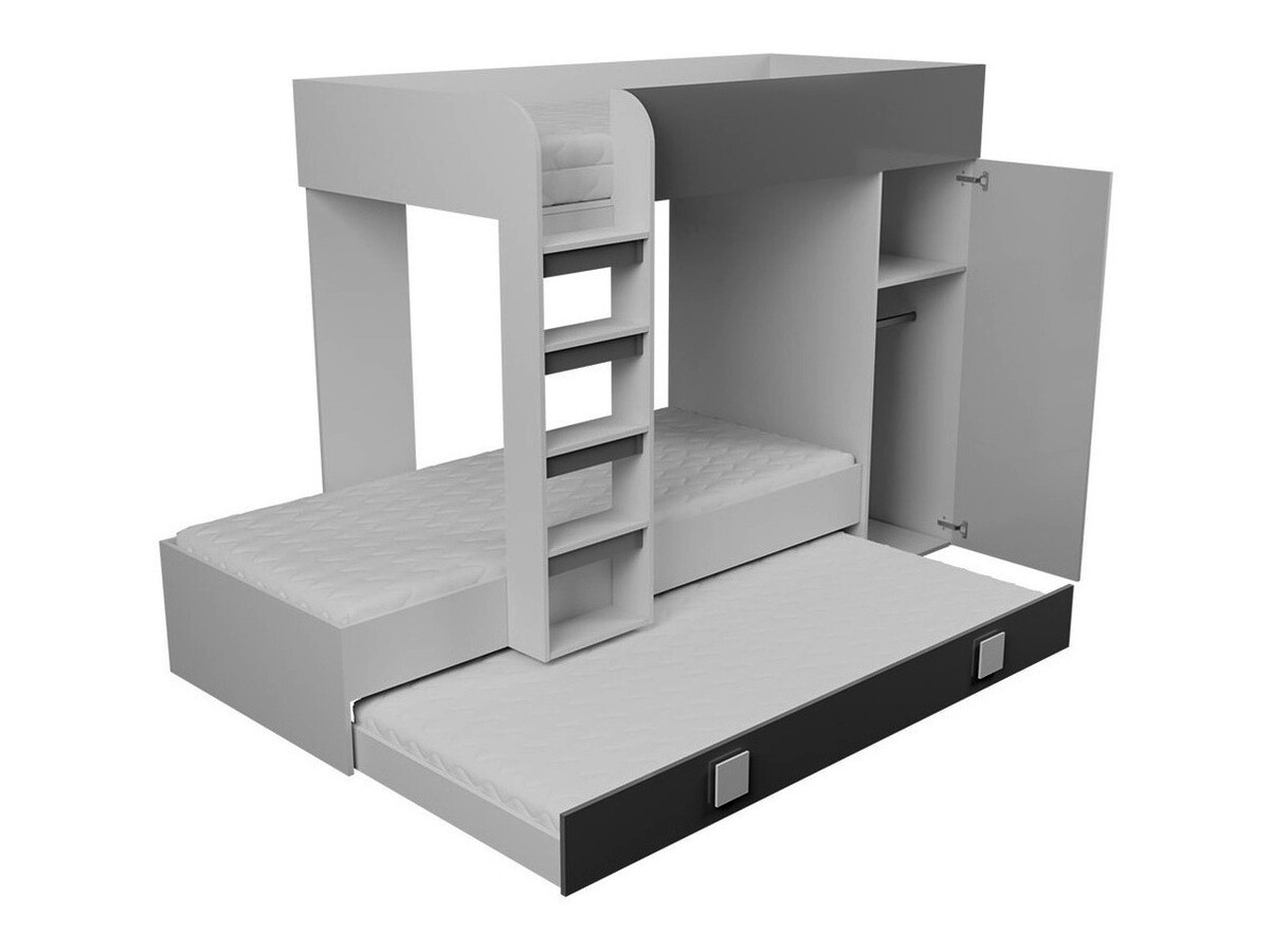Narivoodi Hartford 191 (Valge + Läige Türkiis + Läikiv valge)