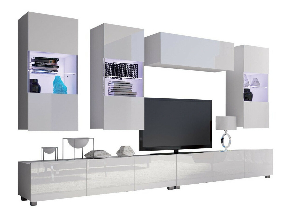 Elutoa komplekt Tivdalu 109 (Valge + Läikiv valge)