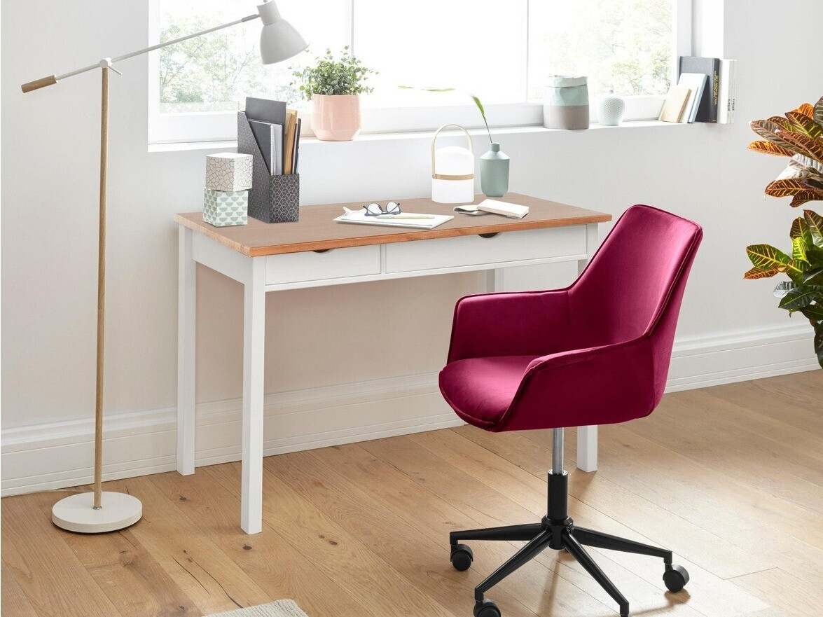 Kirjutuslaud Denton 133 (Valge + Ere puit)