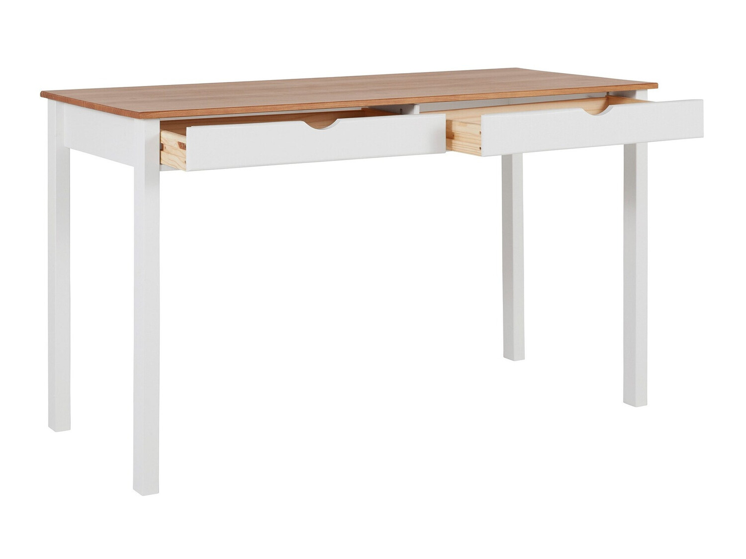 Kirjutuslaud Denton 134 (Valge + Ere puit)