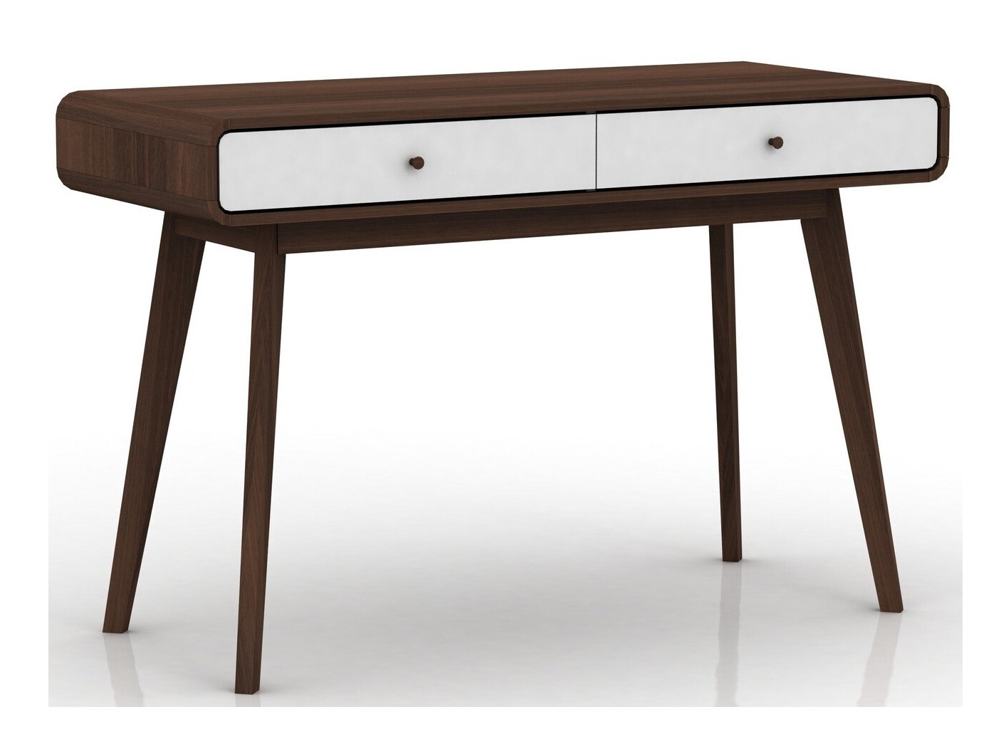 Kirjutuslaud Elbtena 108 (Pähkel + Valge)