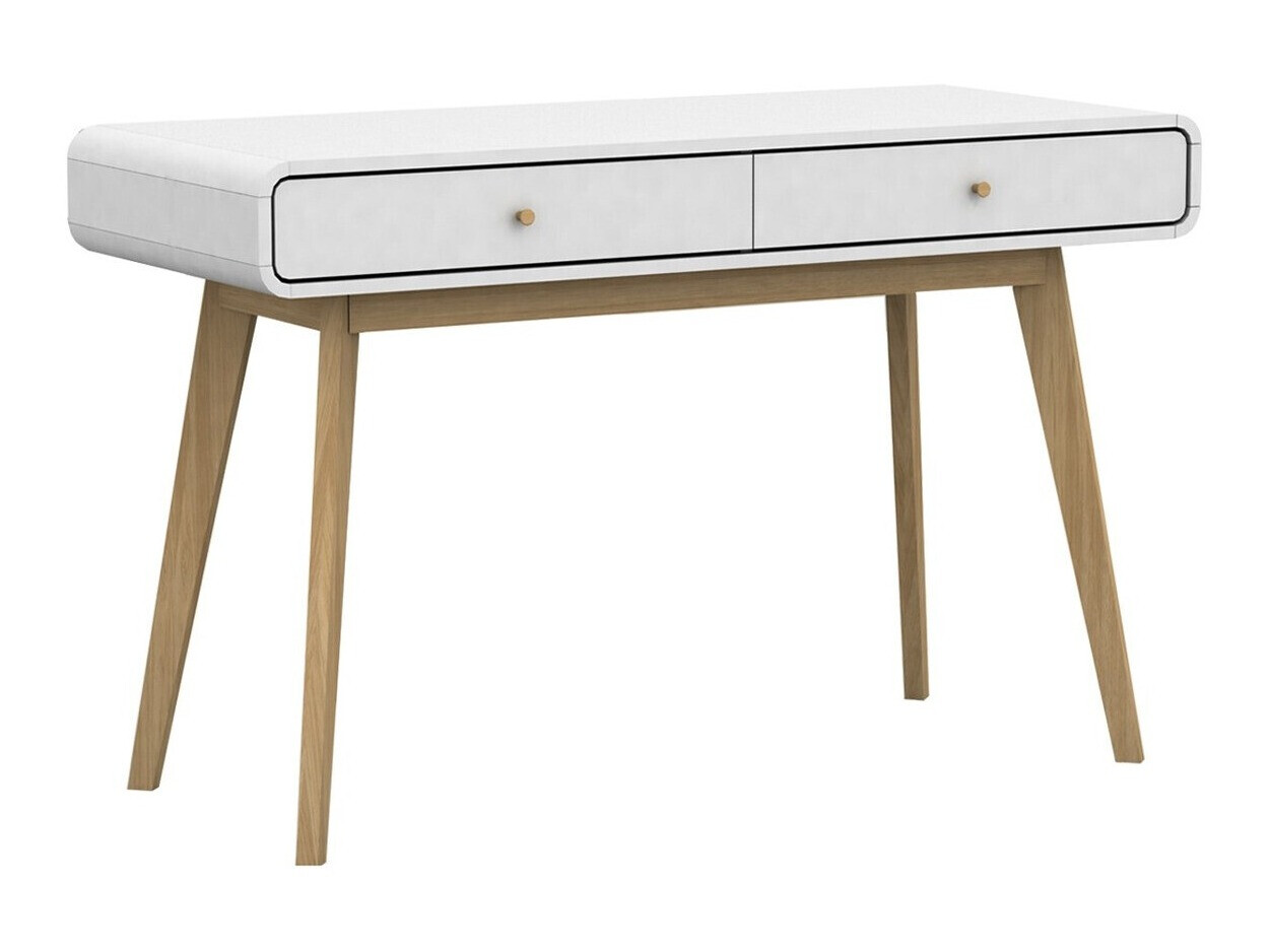 Kirjutuslaud Elbtena 108 (Valge + Tamm)