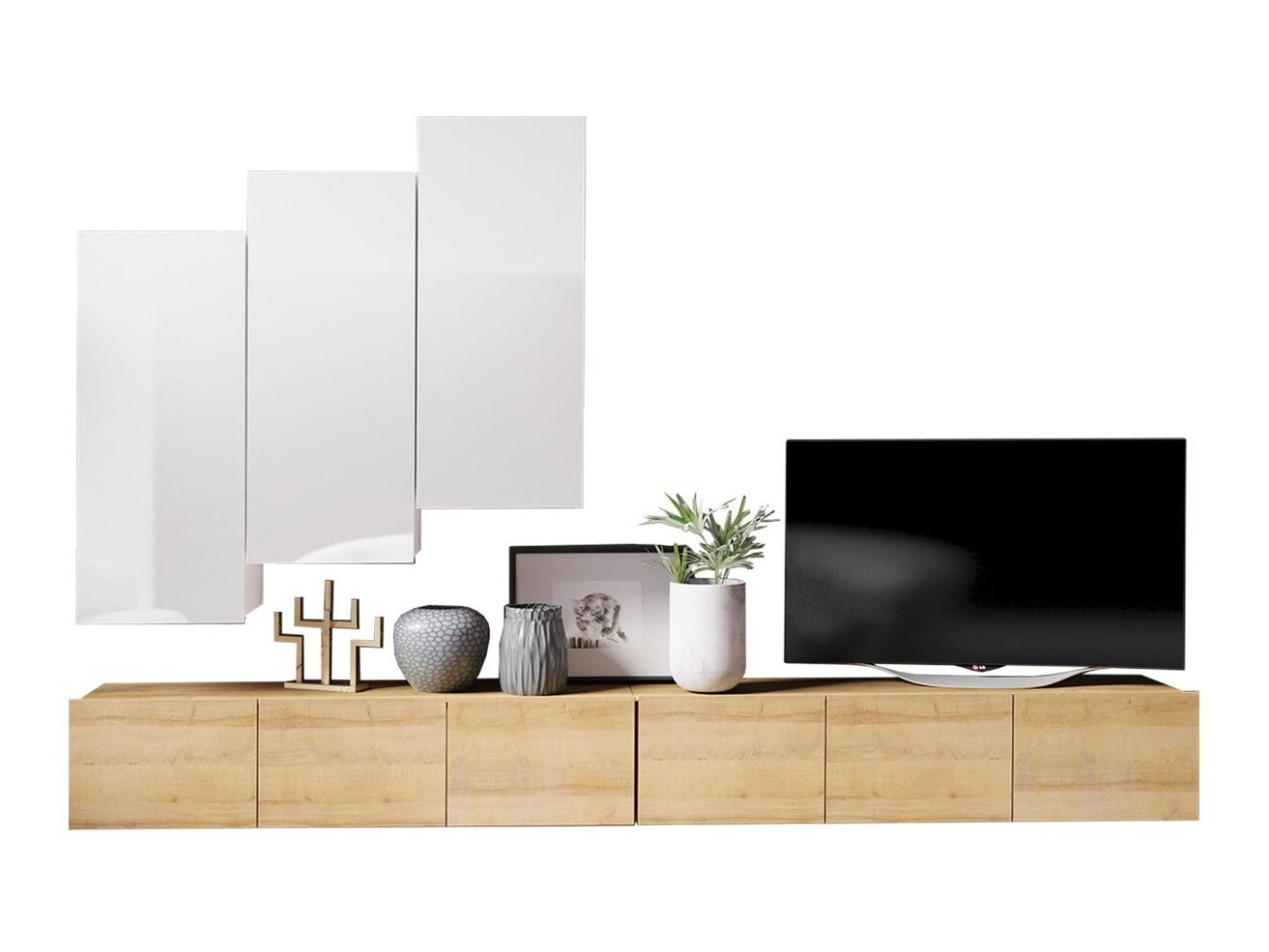 Elutoa komplekt Tivdalu 131 (Golden Oak + Valge)