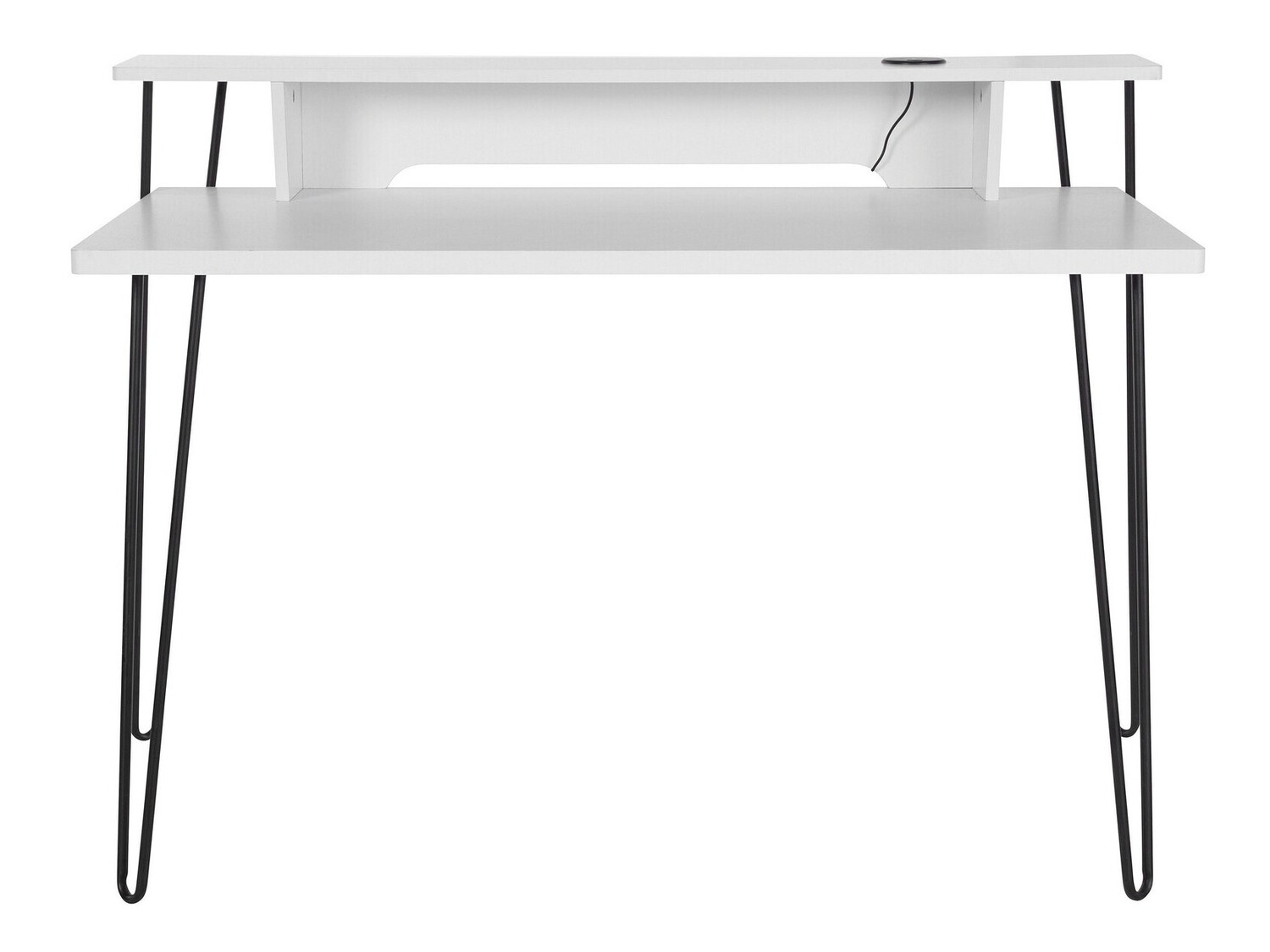 Kirjutuslaud Denton 187 (Valge + Must)