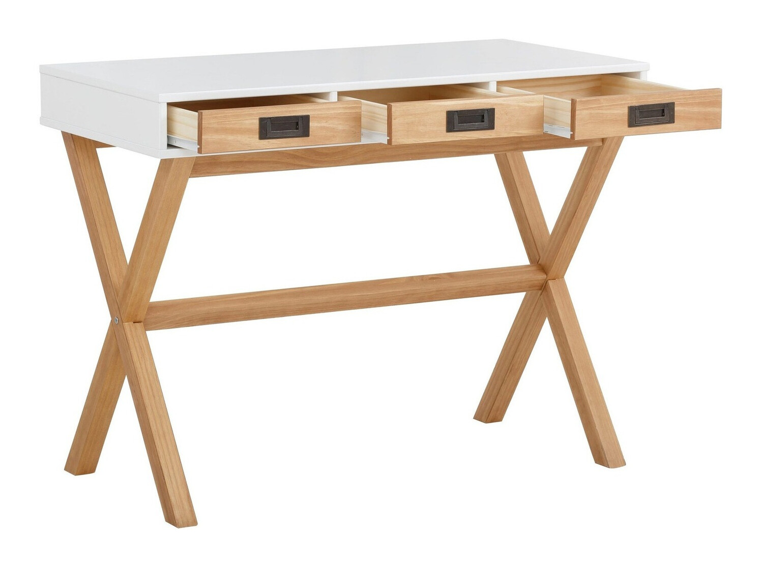 Kirjutuslaud Denton 209 (Valge + Mänd)