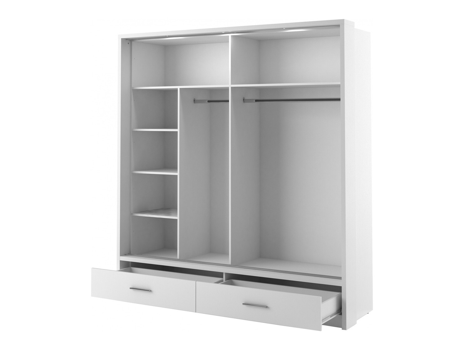 Riidekapp Fresno 104 (Valge)