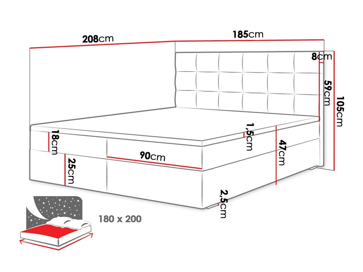 Kontinentaalvoodi Memphis 115 (Rico 20)