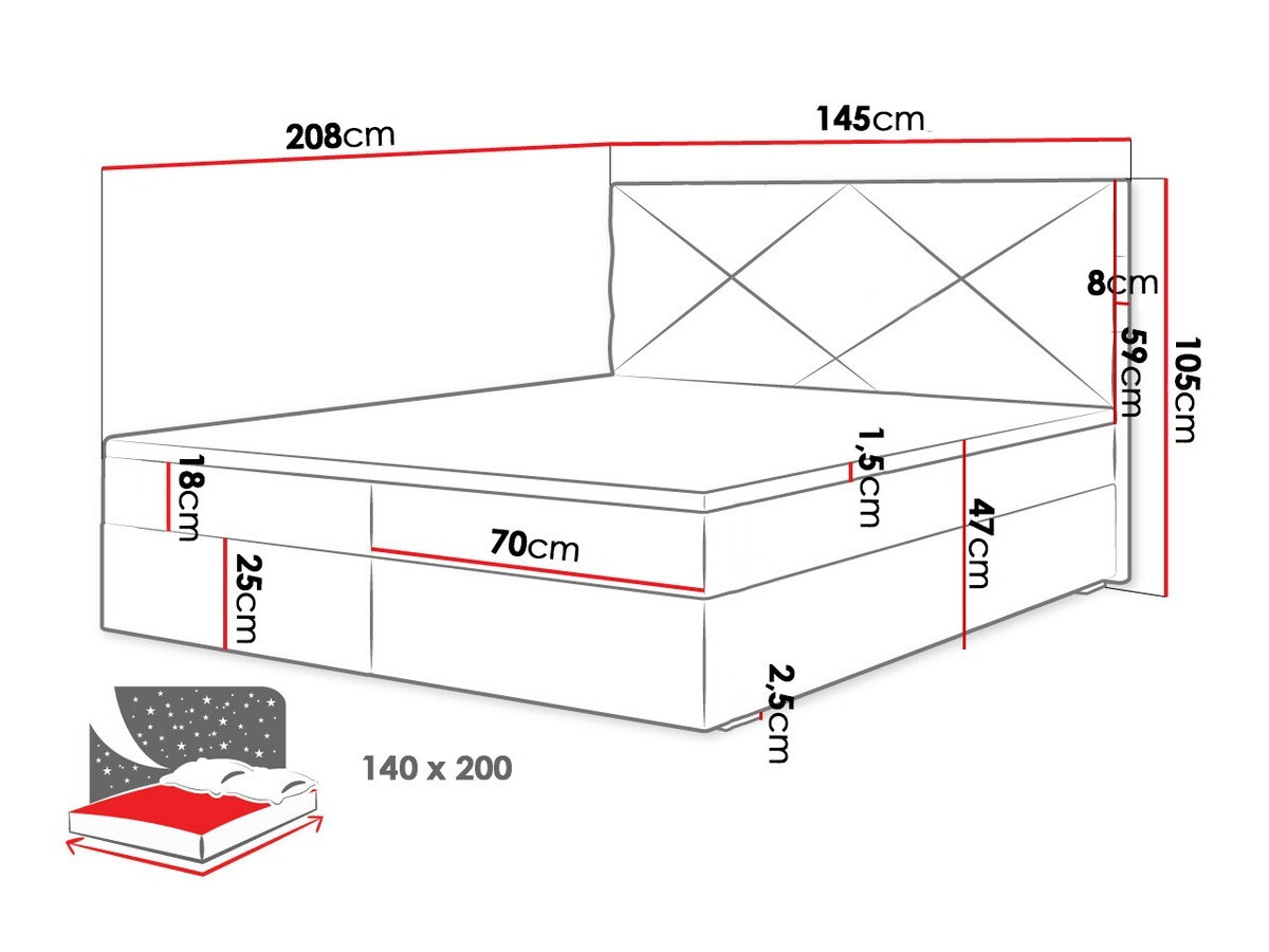 Kontinentaalvoodi Memphis 117 (Rico 19)