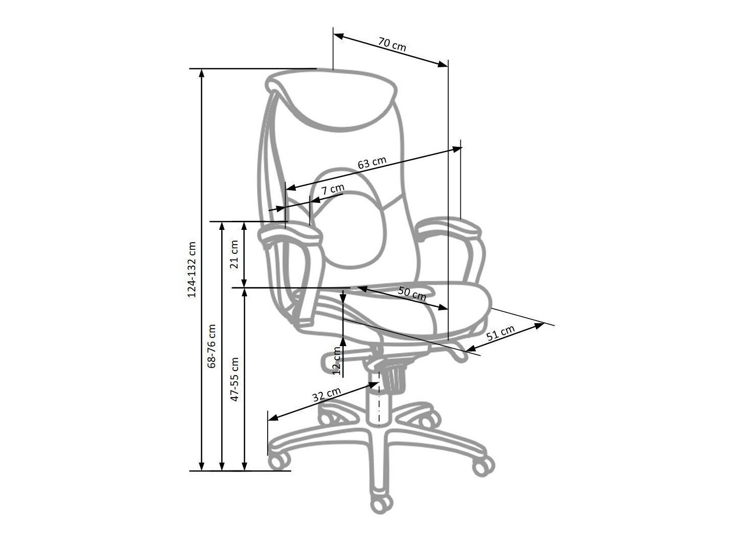 Kontoritool Houston 394