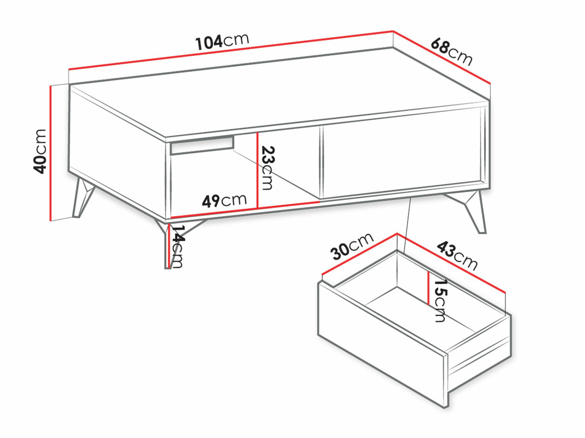 Diivanilaud Alelmo 100