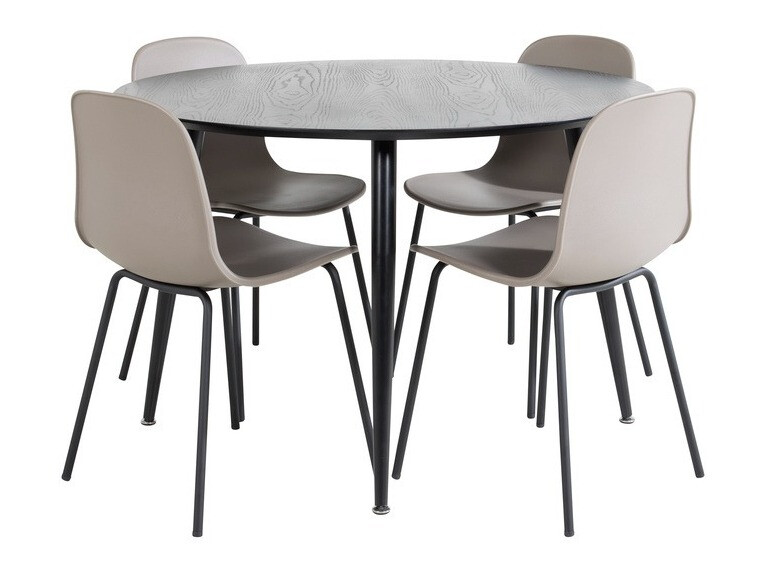 Söögitoakomplekt Dallas 1622 (Chaki + Must)