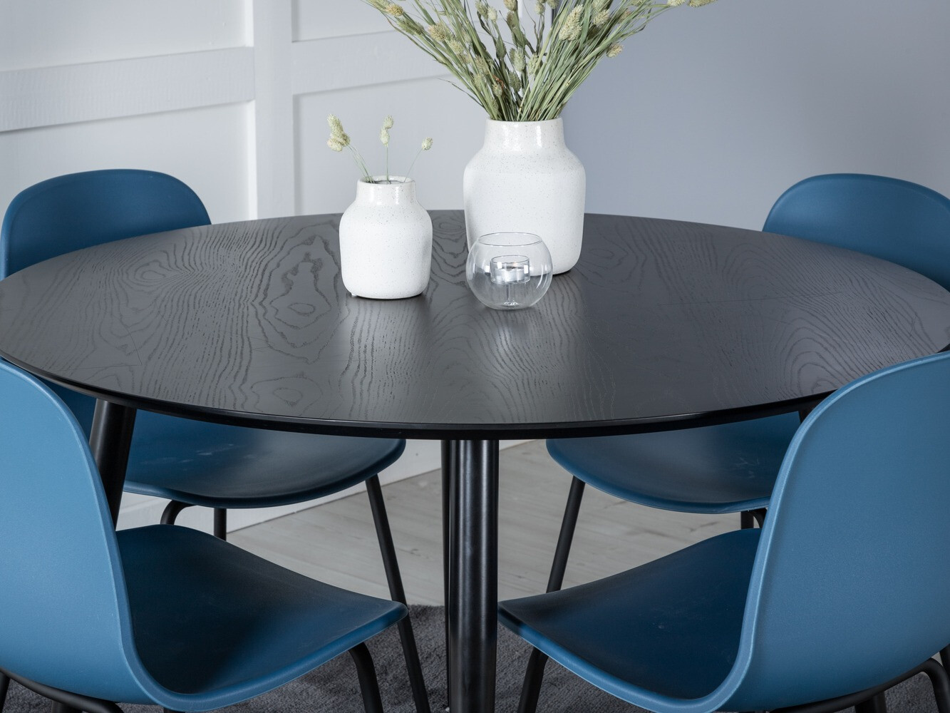 Söögitoakomplekt Dallas 1622 (Sinine + Must)