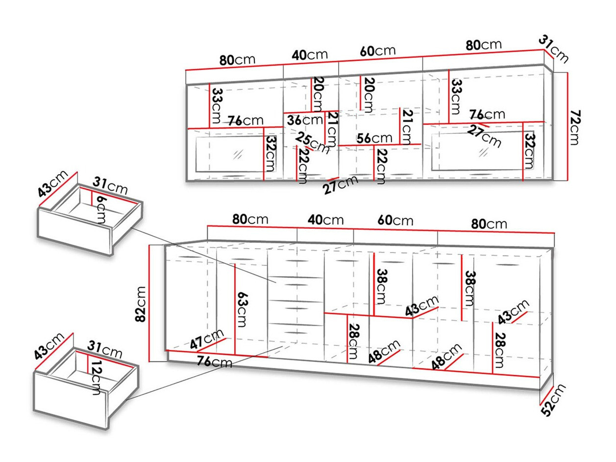 Köögikomplekt Tucson 159