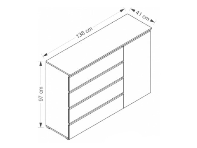 Kummut Cirdora 104 (Sonoma tamm)