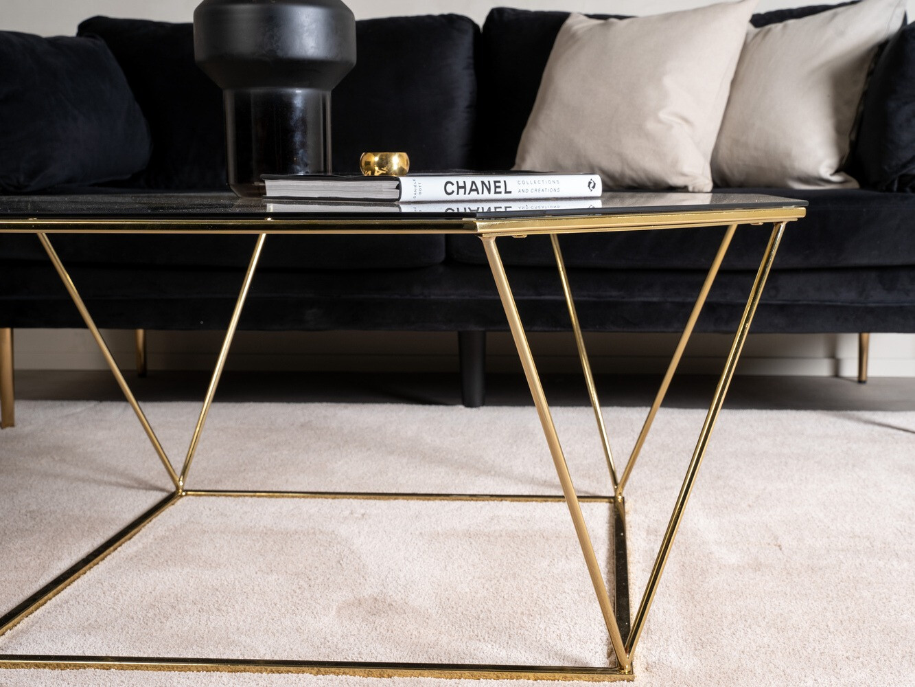 Diivanilaud Dallas 4211 (Kuldne)