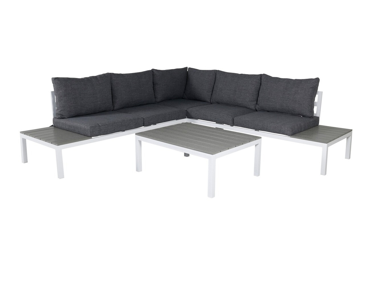 Aiamööblikomplekt Dallas 2158 (Valge + Hall)