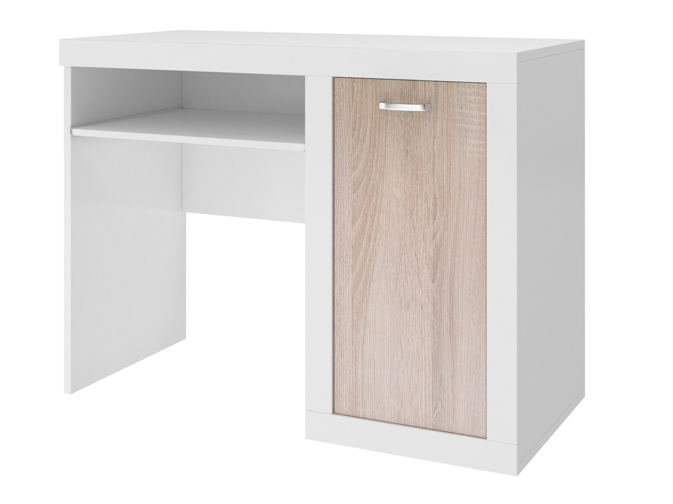 Kirjutuslaud Tentive 102 (Valge + Sonoma tamm)