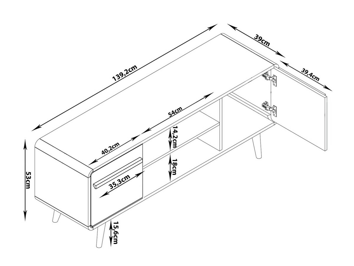 TV-alus Denton 359 (Must + Tamm)