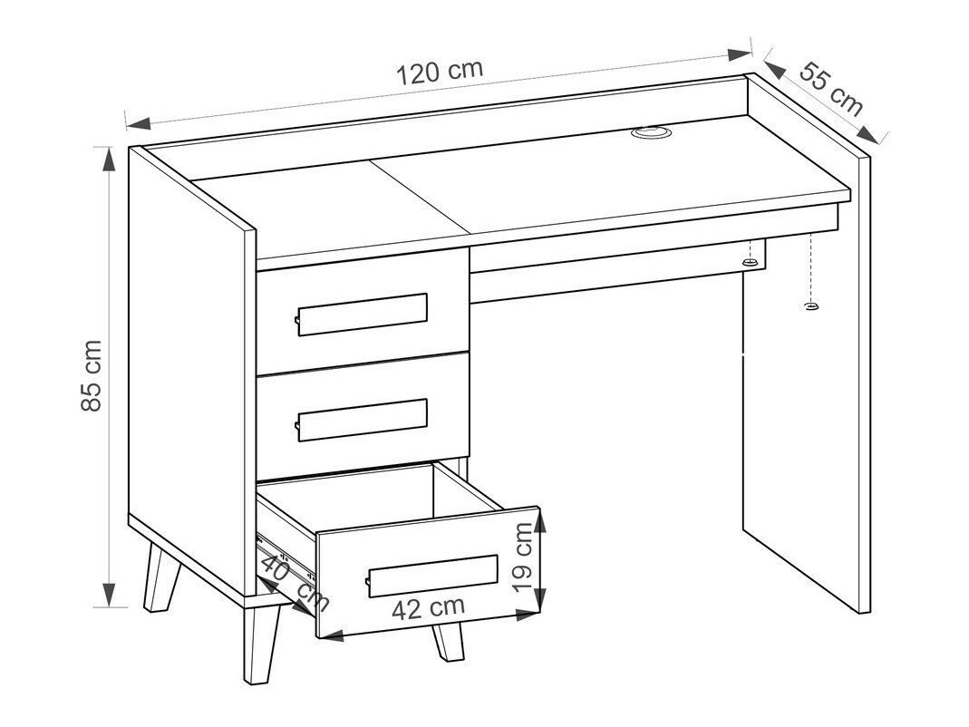 Kirjutuslaud Oderevu 107