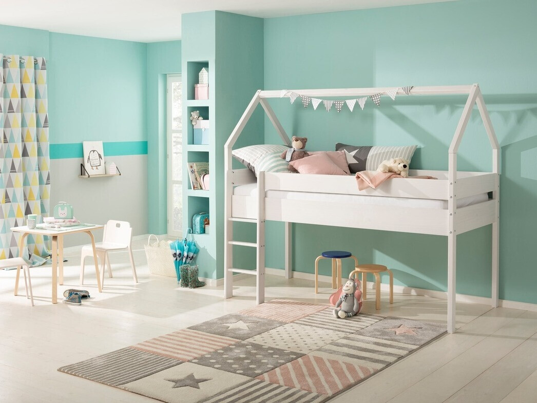 Kõrge voodi Ruvfiva 106 (Valge)