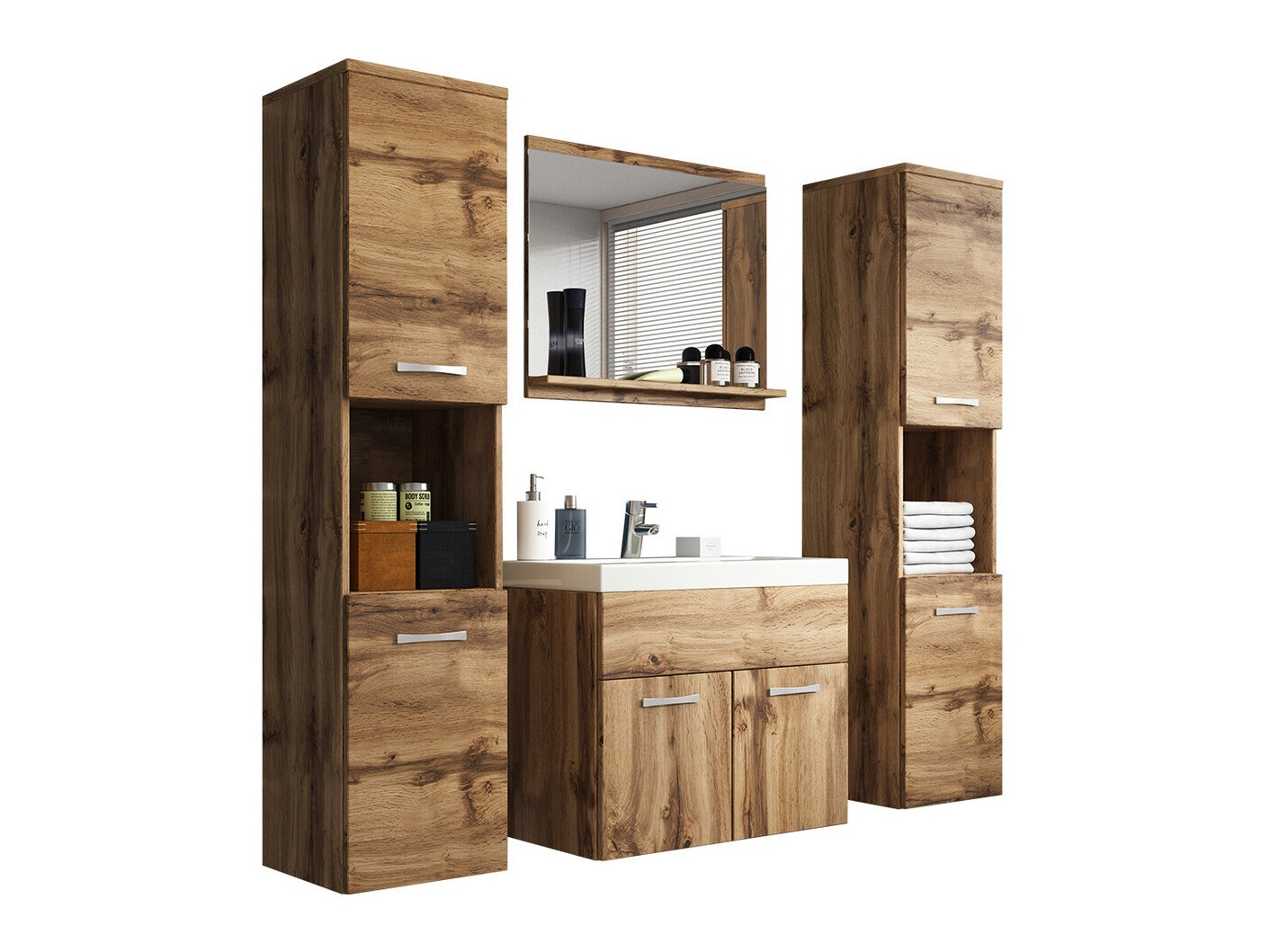 Vannitoakomplekt Sarasota 123 (Wotani tamm)