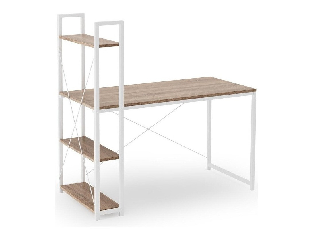 Kirjutuslaud Houston 1888 (Sonoma tamm + Valge)