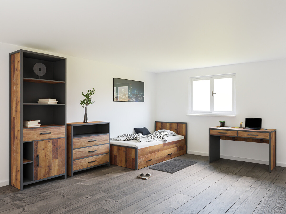 Mööblikomplekt Belsera 113 (Pruun + Matera hall)