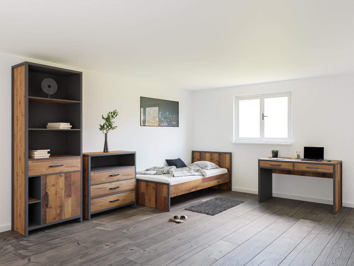 Mööblikomplekt Belsera 113 (Pruun + Matera hall)