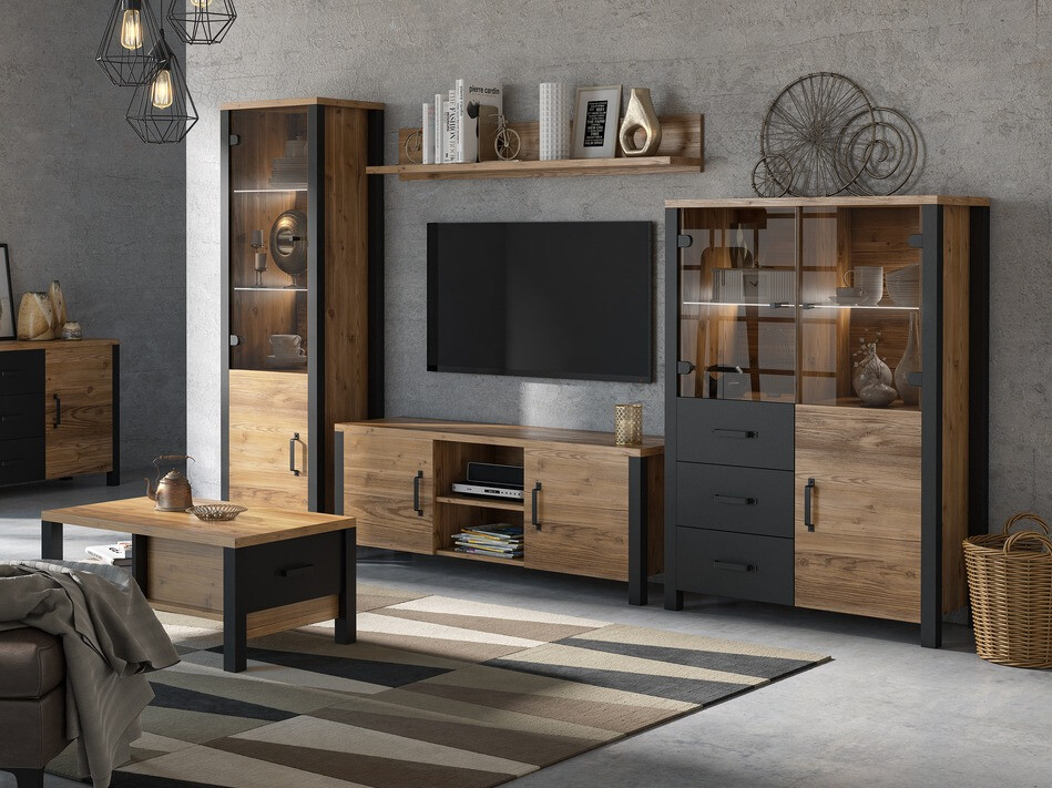 Riiul Tornua 105 (Tume kuusk + Matt must)