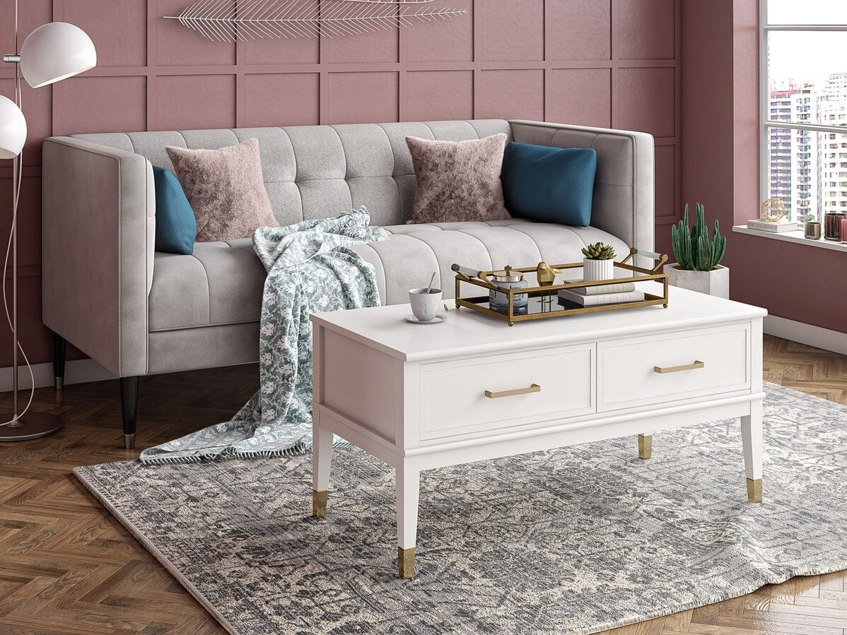 Transformer diivanilaud CosmoLiving by Cosmopolitan Belromu 105 (Valge)