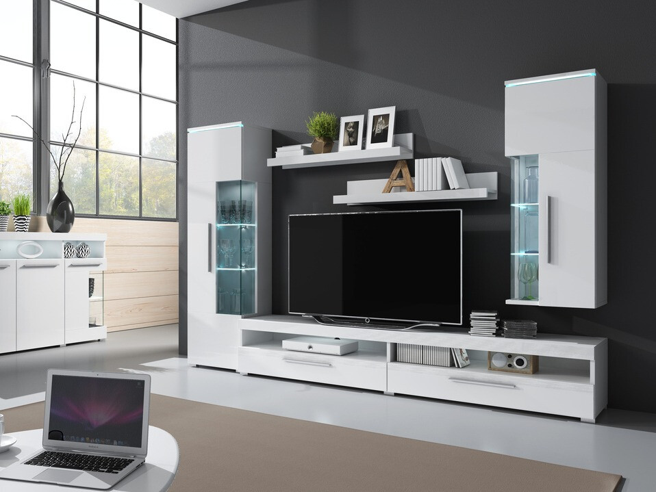 Riiul Torvire 106 (Valge + Läikiv valge)