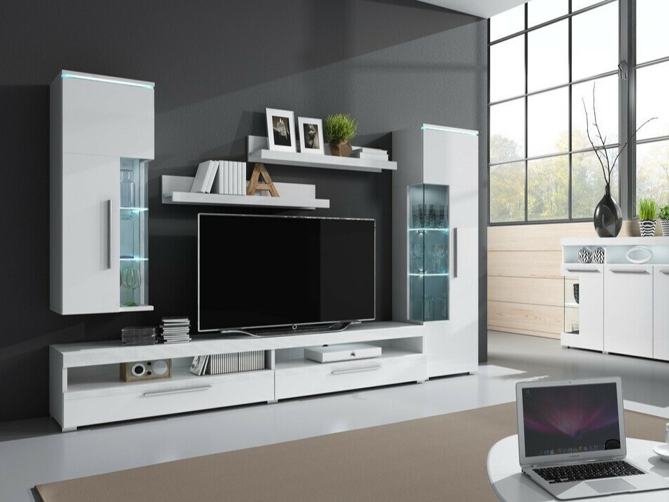 Riiul Torvire 106 (Valge + Läikiv valge)