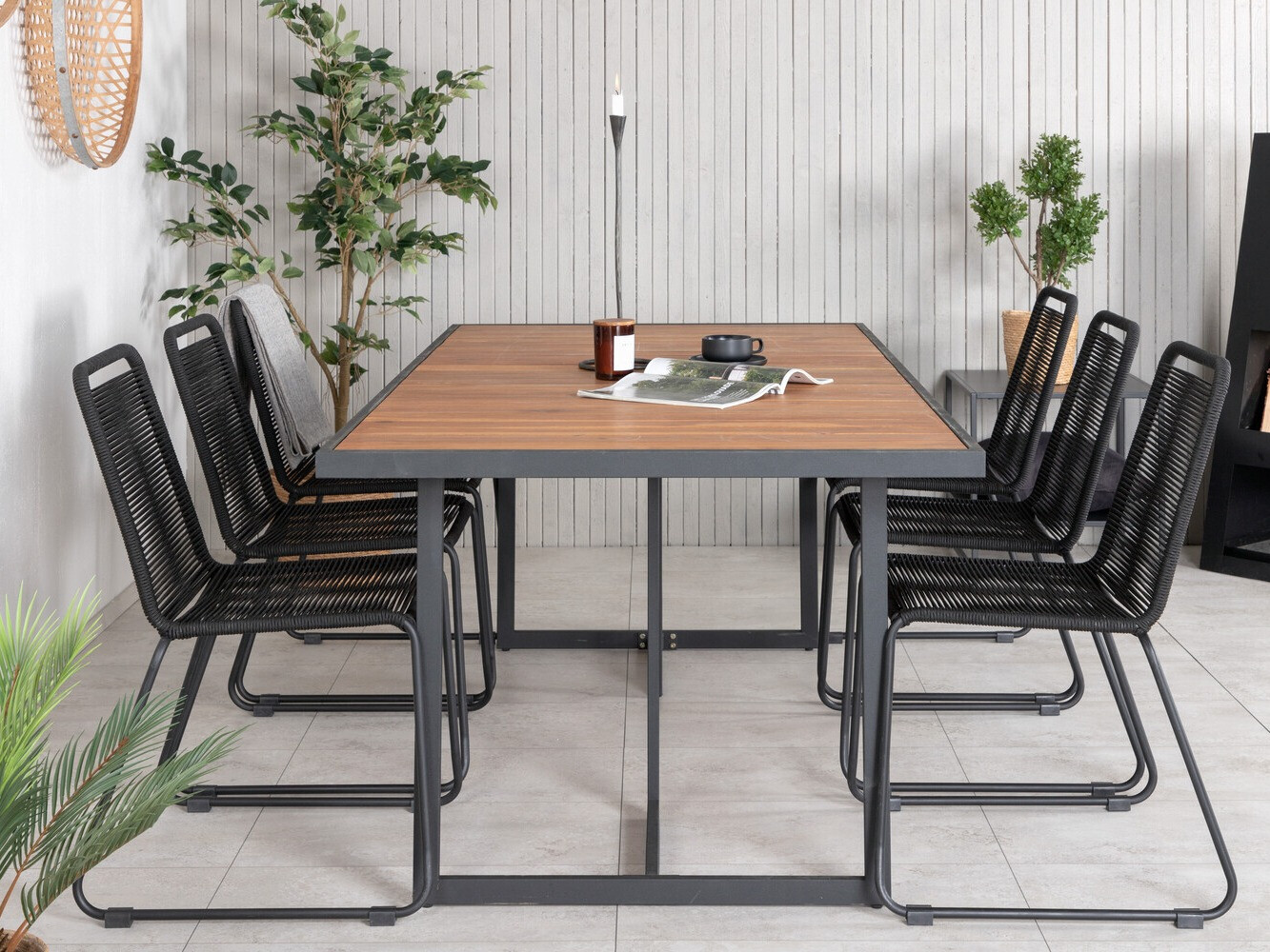 Laua ja toolide komplekt Dallas 2911