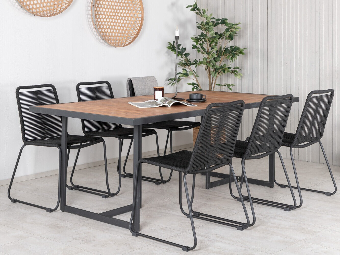 Laua ja toolide komplekt Dallas 2911