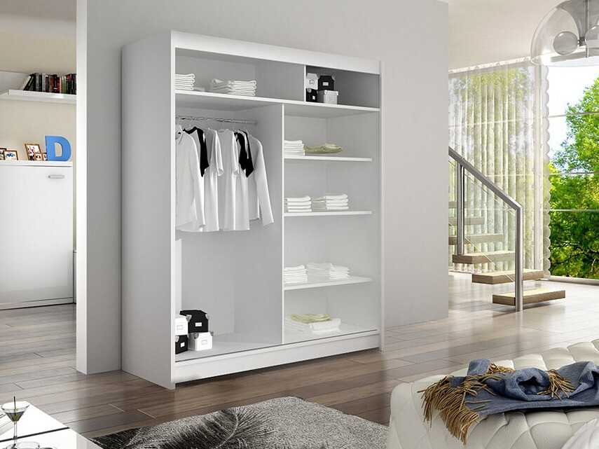 Riidekapp Closico Vastor V (Must + Artisan tamm)