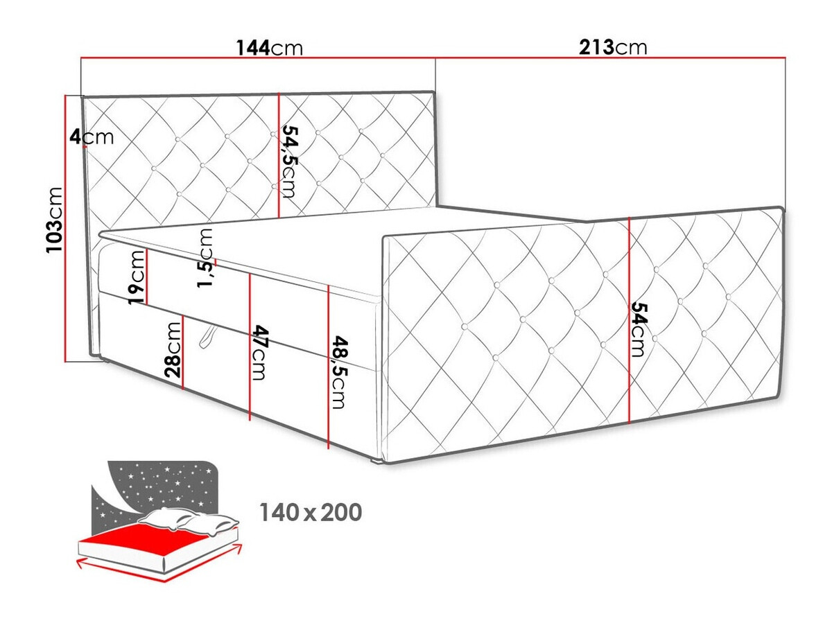Kontinentaalvoodi Carmen (Amor Velvet 4303)