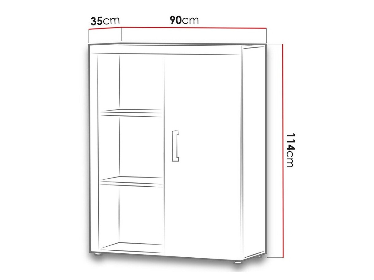 Kapp Odebeli 102 (Valge + Läikiv must)