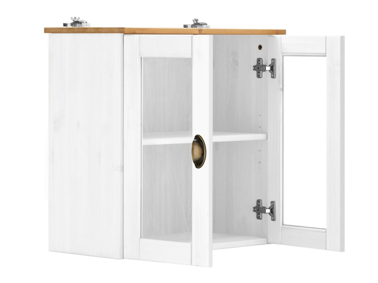 Vannitoa seinakapp Serelbu 102 (Valge + Helepruun)