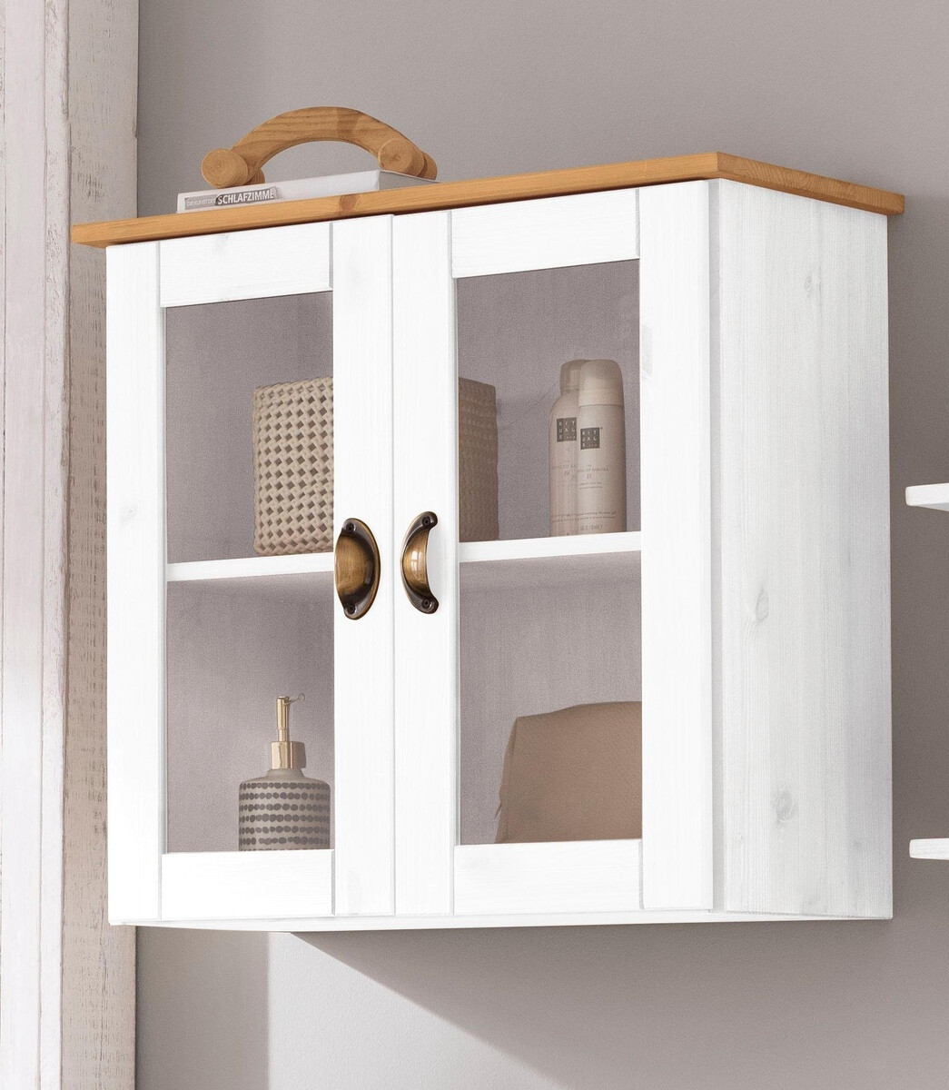 Vannitoa seinakapp Serelbu 102 (Valge + Helepruun)