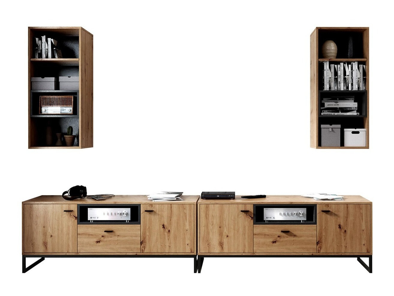 Elutoa komplekt Baltesi 115 (Artisan tamm + Must)