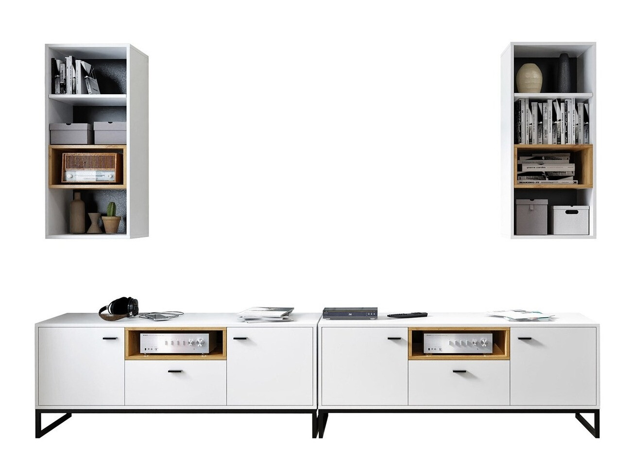 Elutoa komplekt Baltesi 115 (Valge + Artisan tamm)