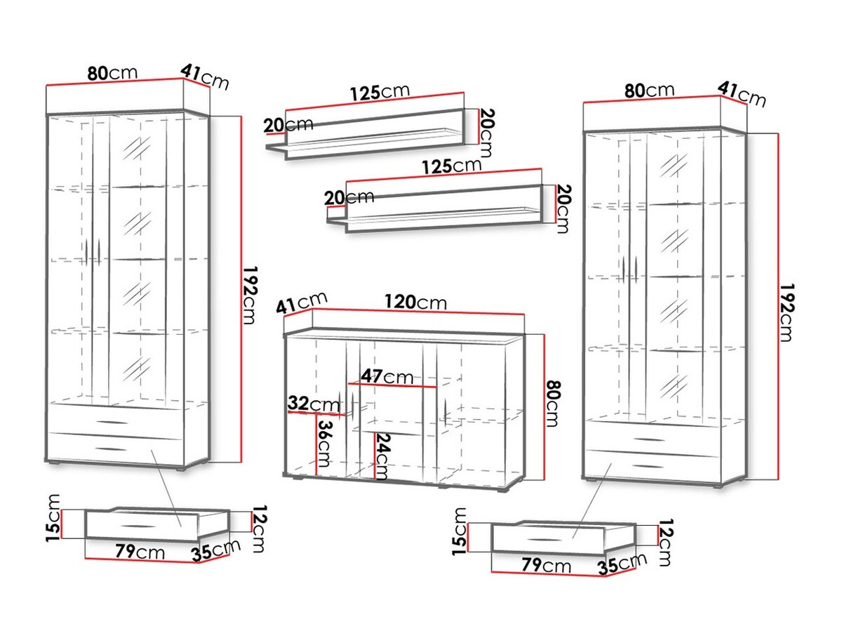 Elutoa komplekt Tornola 111 (Lefkas tamm + Must)