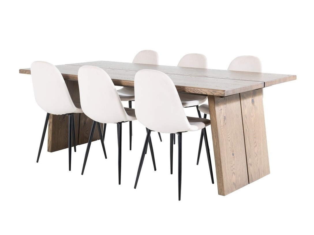 Söögitoakomplekt Dallas 1868 (Must + Beež)