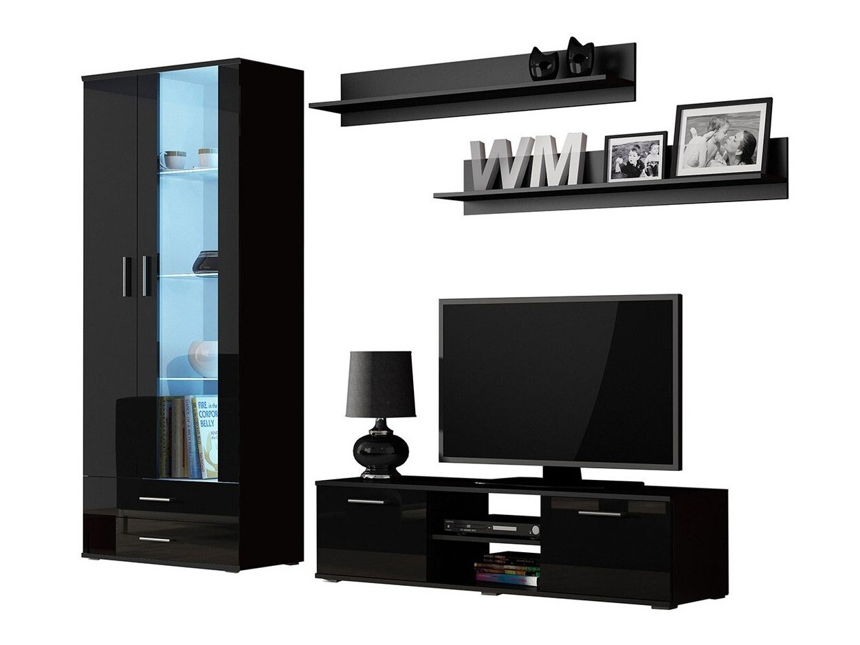 Elutoa komplekt Tornola 117 (Must + Läikiv must)