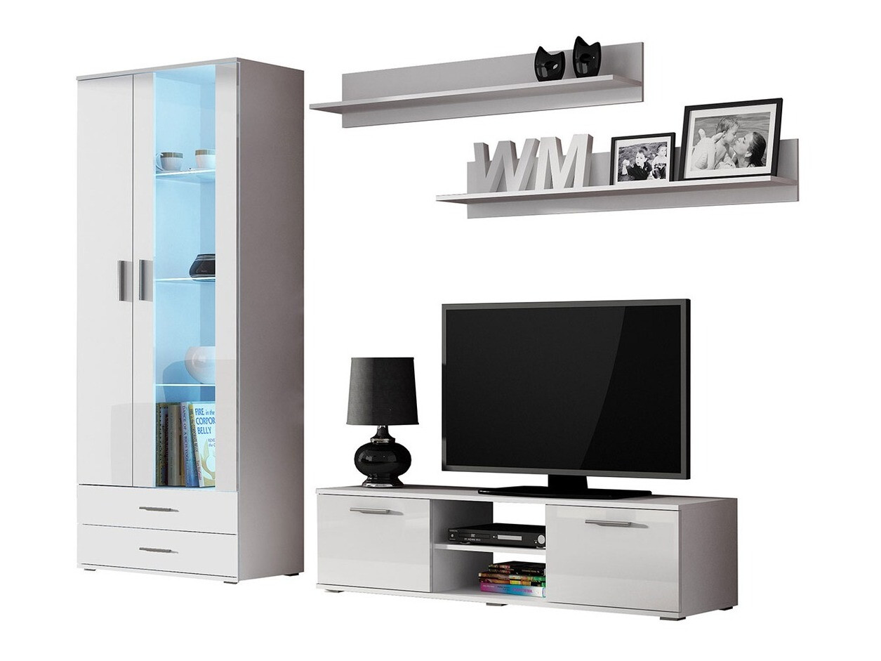 Elutoa komplekt Tornola 117 (Valge + Läikiv valge)